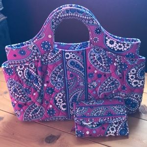 Vera Bradley boysenberry purse and wallet